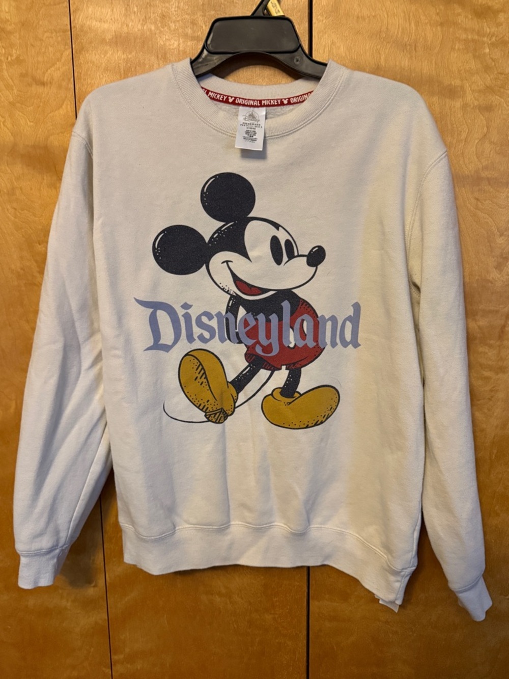 Disneyland Mickey Mouse Crewneck Sweatshirt Size Medium